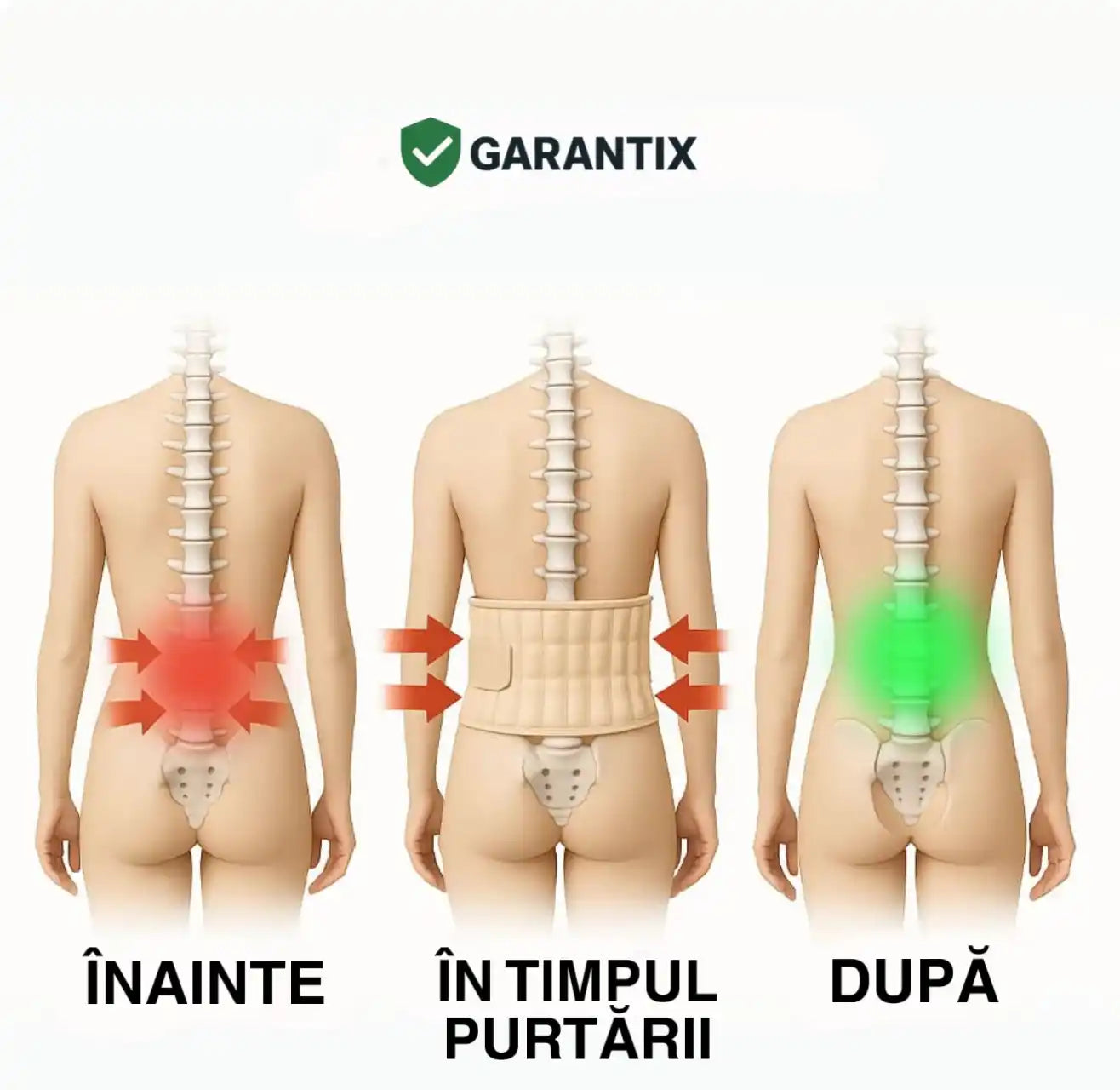 Ortezǎ Lombarǎ cu presiune reglabilǎ