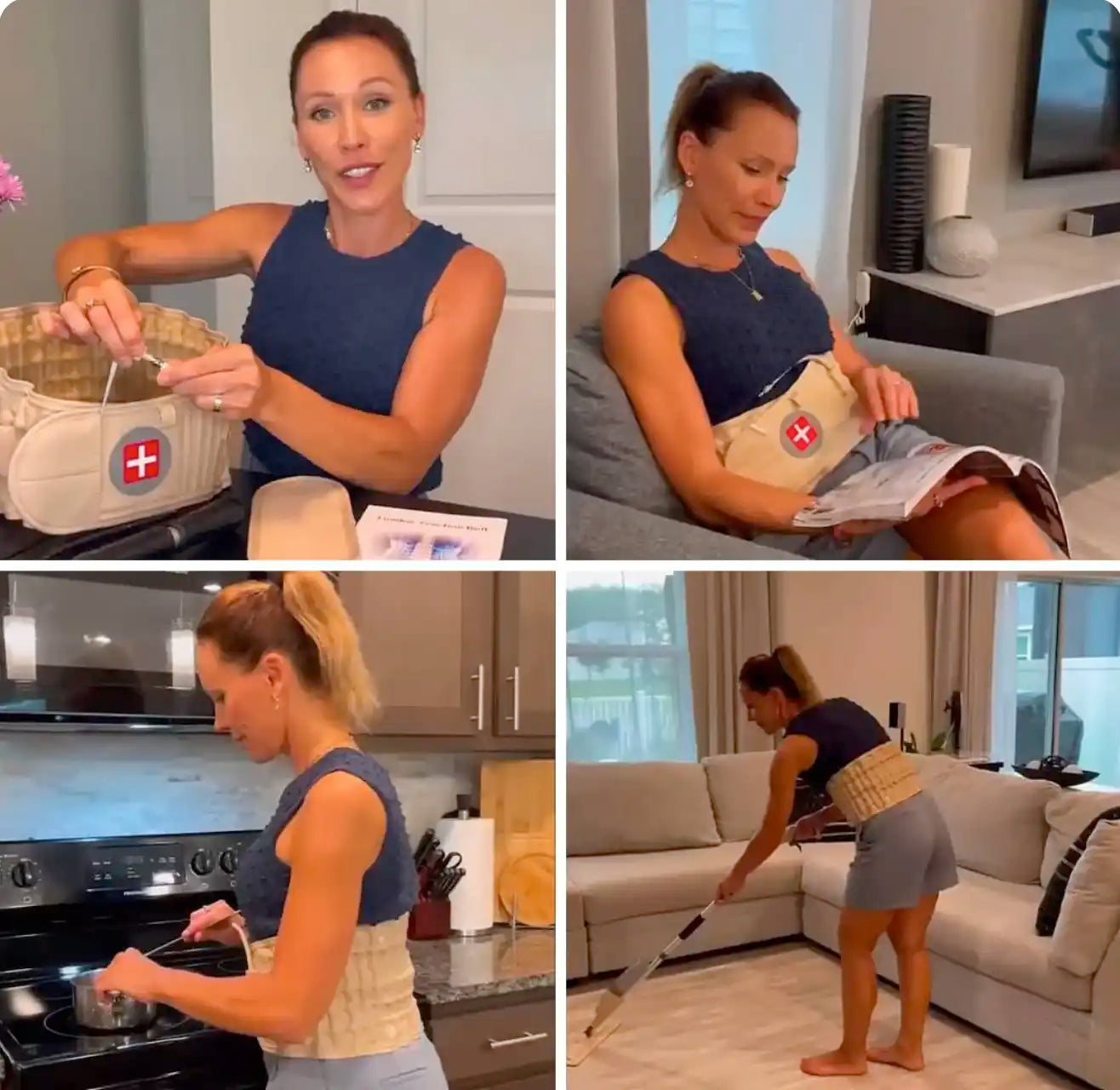 Ortezǎ Lombarǎ cu presiune reglabilǎ